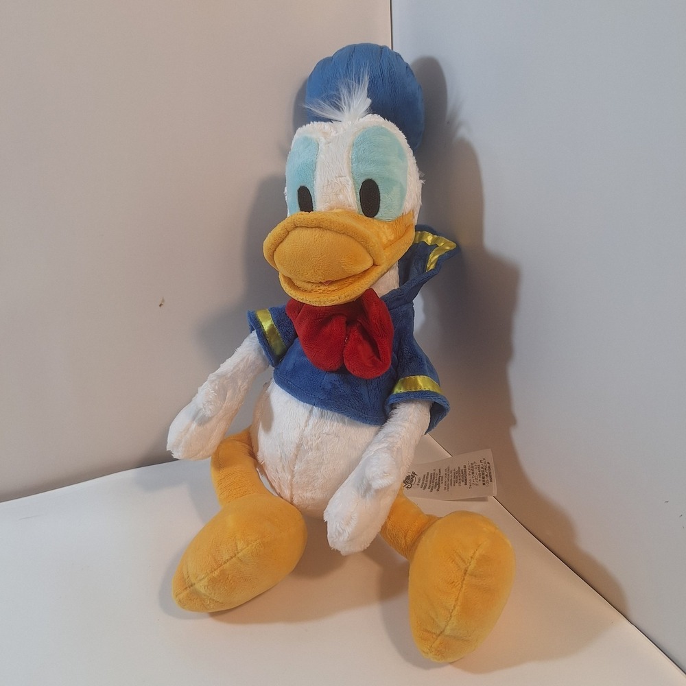 Donald Duck Plush Toy Doll 10" Authentic Stuffed Animal Pre-owned Disney‎ Store